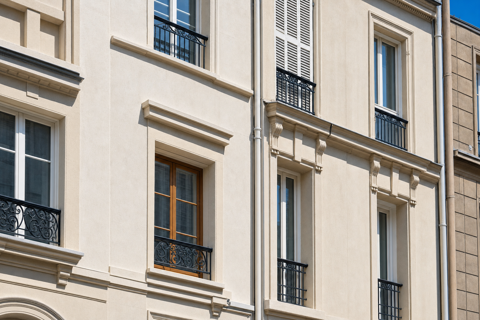Façade rénovée